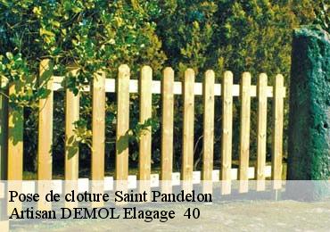 Pose de cloture  saint-pandelon-40180 Artisan DEMOL Elagage  40